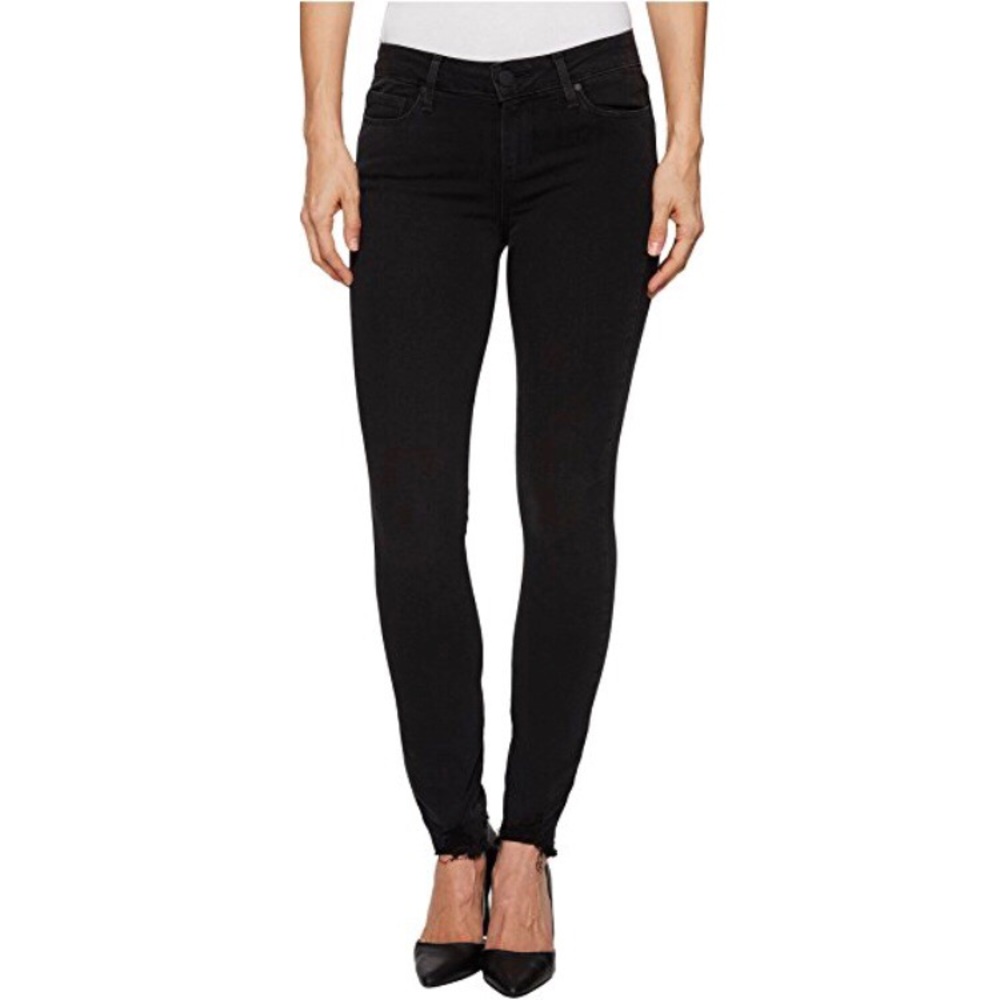 PAIGE Skyline Skinny in Black Shadow